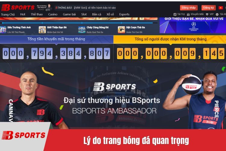 Lý do trang bóng đá quan trọng