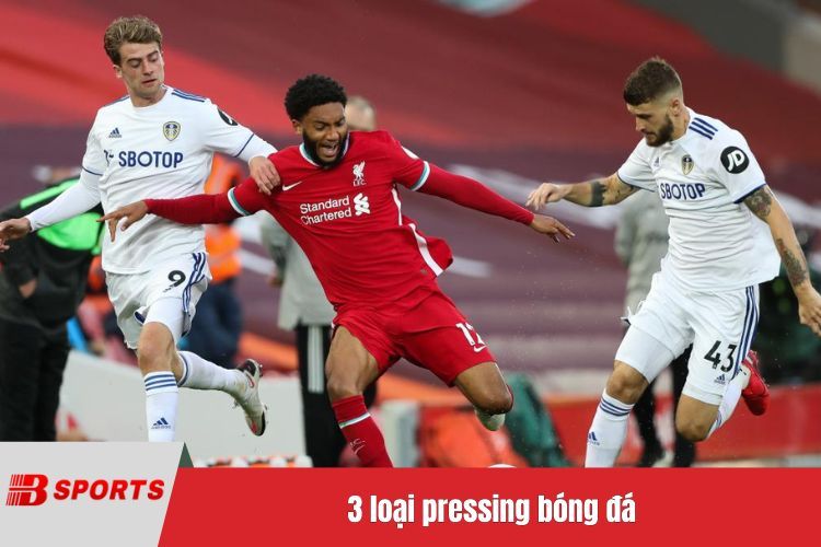 3 loại pressing bóng đá